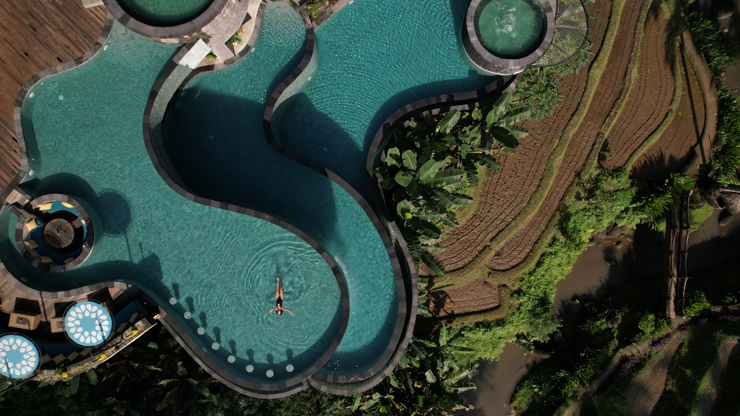 Warm resort lifestyle contact visual